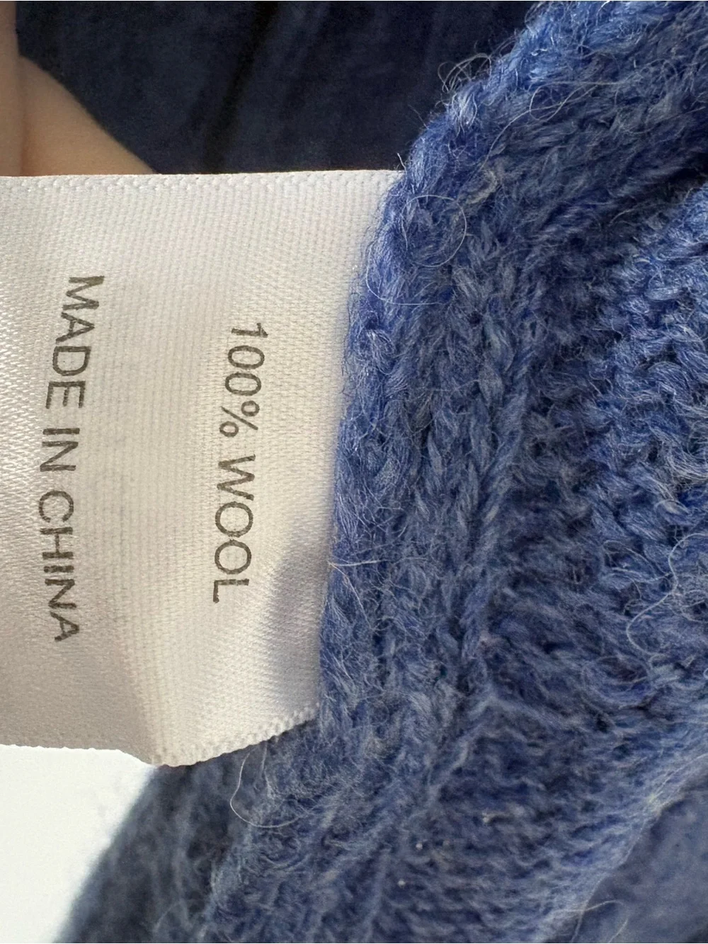 Appleseed’s Blue Cable-Knit Button Cardigan Sweater 100% Wool Petite Large